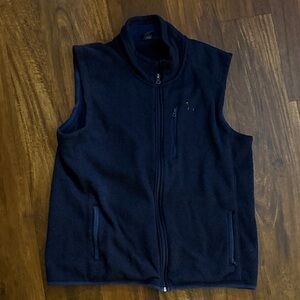 The Black Dog Navy Fleece Vest